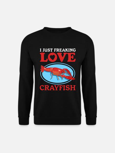 Crayfish Noble Crayfish Seafood Gift - Unisex Sweatshirt - black