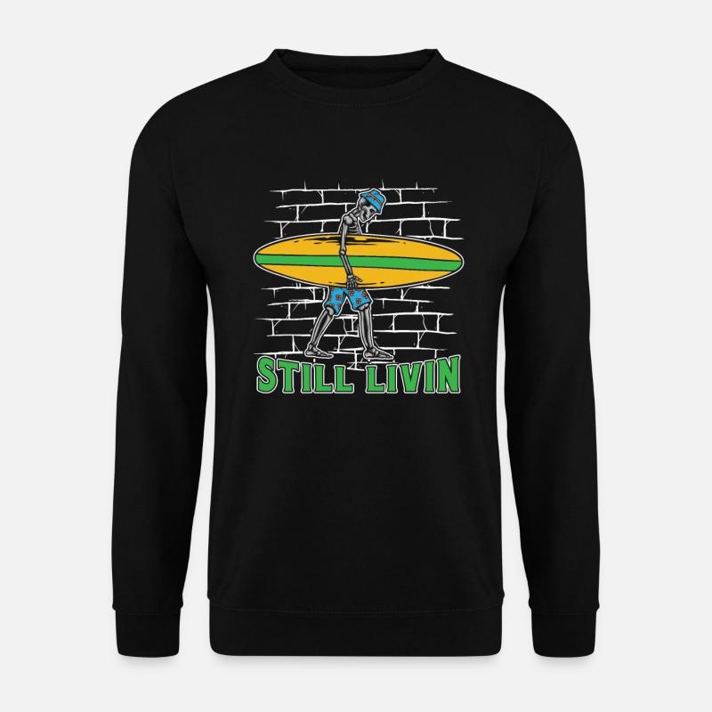 Surfeur Surf - Sweat-shirt Unisexe - noir