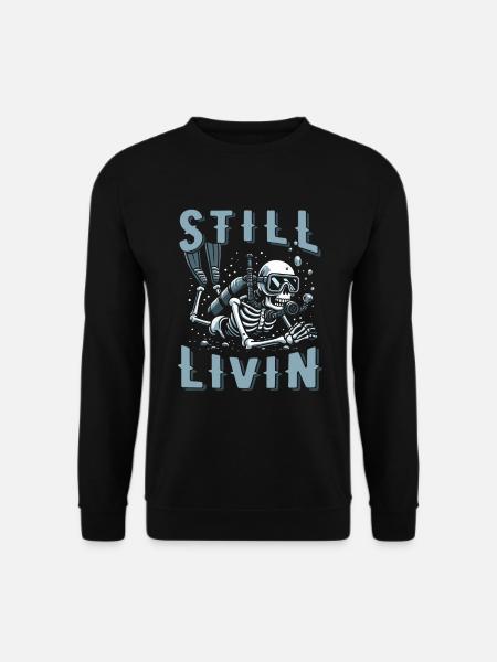 Tauchen Taucher - Unisex Pullover - Schwarz