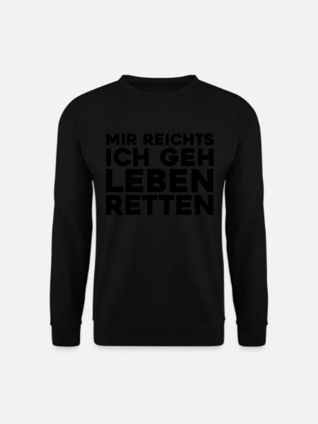 Rettungsdienst Sanitäter Rettungssanitäter - Unisex Pullover - Schwarz