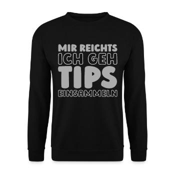 Schriftsteller Autor - Unisex Pullover - Schwarz - Vorne - Alina (178cm) & Michal (187cm)