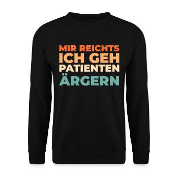 Infirmier - Sweat-shirt Unisexe - noir - Devant - Alina (178cm) & Michal (187cm)