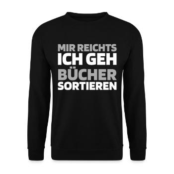 Flugbegleiter Stewardess - Unisex Pullover - Schwarz - Vorne - Alina (178cm) & Michal (187cm)