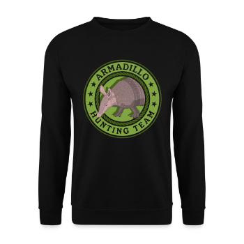 Chasseur chasse chasse chasse chasse permis cadeau - Sweat-shirt Unisexe - noir - Devant - Alina (178cm) & Michal (187cm)