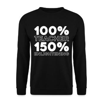 Enseignante pédagogue - Sweat-shirt Unisexe - noir - Devant - Alina (178cm) & Michal (187cm)