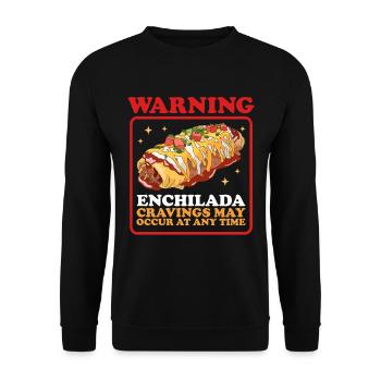 Enchilada mexicaine Enchiladas cadeau - Sweat-shirt Unisexe - noir - Devant - Alina (178cm) & Michal (187cm)