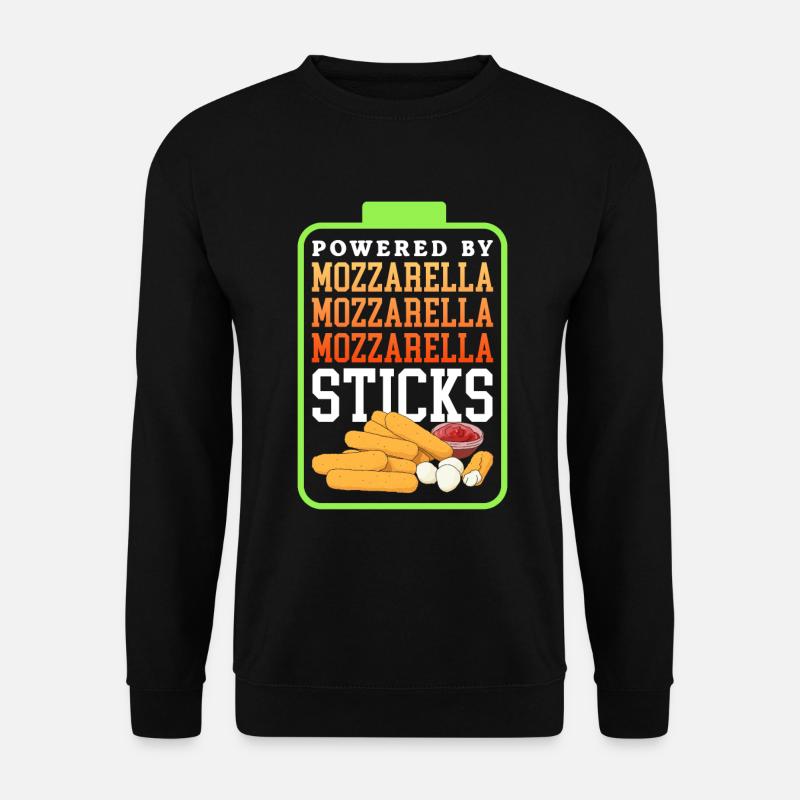 Mozzarella Sticks Cheese Lover Gift - Unisex Sweatshirt - black