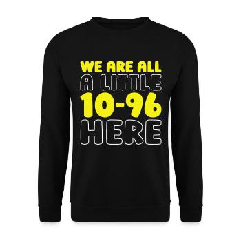 Centre d’opérations du centre de contrôle des appels d’urgence - Sweat-shirt Unisexe - noir - Devant - Alina (178cm) & Michal (187cm)