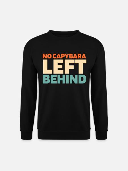 Capybara Wasserschwein - Unisex Sweatshirt - black