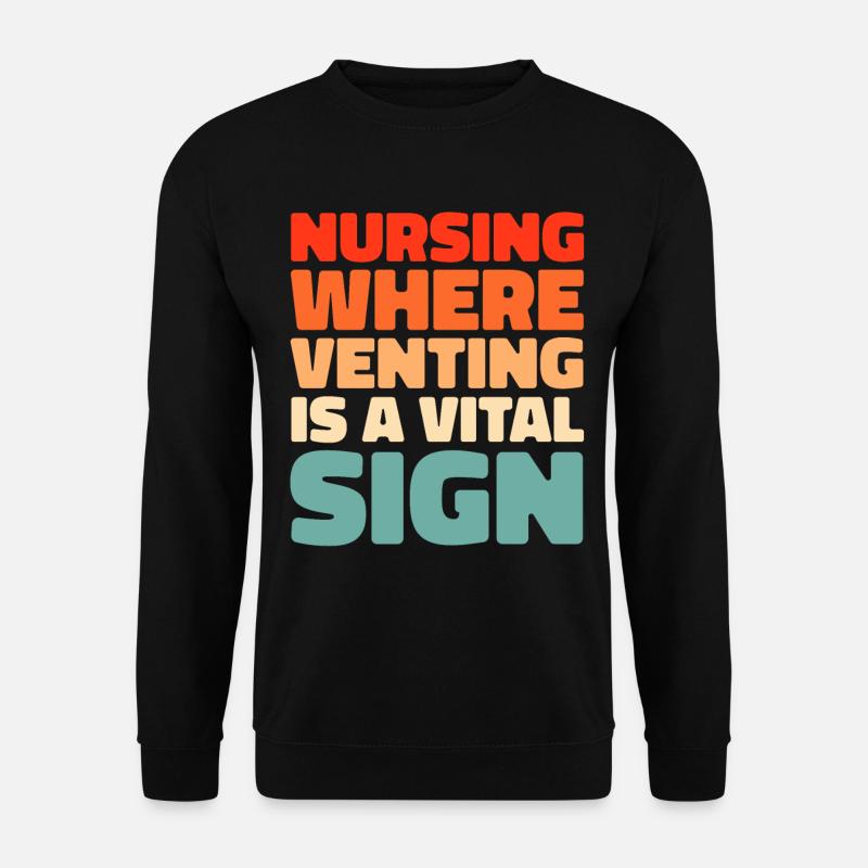 Krankenschwester - Unisex Pullover - Schwarz