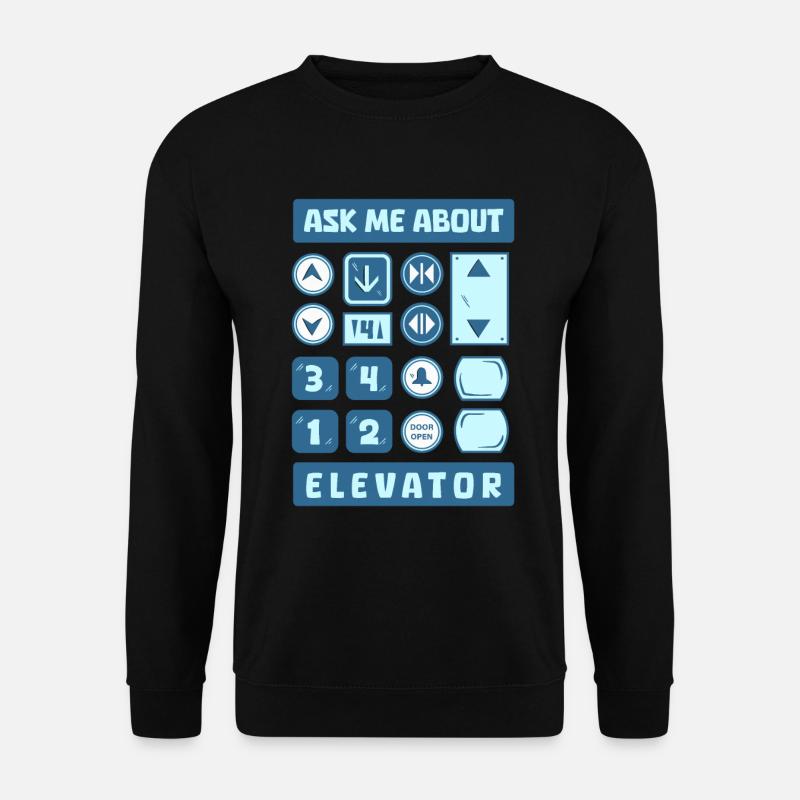 Elevator Elevator - Unisex Sweatshirt - black