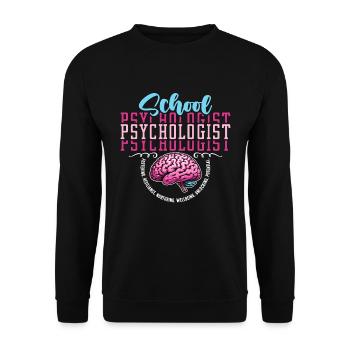 School Psychologist Fostering Resilience Counselor - Unisex Pullover - Schwarz - Vorne - Alina (178cm) & Michal (187cm)