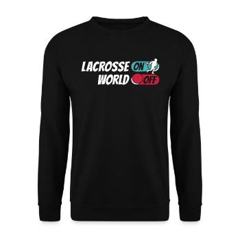 Lacrosse Lacrosse On World Off - Unisex Pullover - Schwarz - Vorne - Alina (178cm) & Michal (187cm)