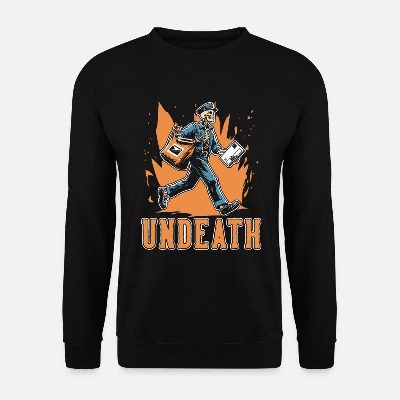 Postman Postman Skeleton Undeath - Unisex Sweatshirt - black