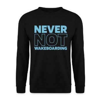 Wakeboard Wakeboarder - Sweat-shirt Unisexe - noir - Devant - Alina (178cm) & Michal (187cm)