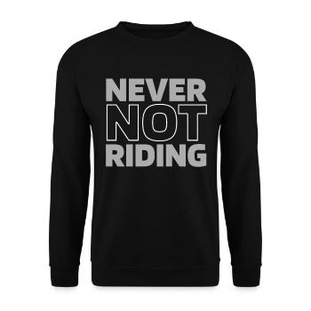 VTT VTT VTT - Sweat-shirt Unisexe - noir - Devant - Alina (178cm) & Michal (187cm)
