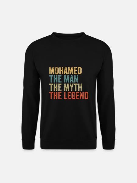 Mohamed the man the myth - Unisex Sweatshirt - black