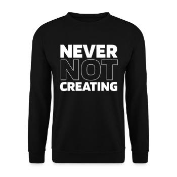 Tattoo artist tattoo - Unisex Sweatshirt - black - Front - Alina (178cm) & Michal (187cm)
