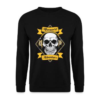 Emergency Call Control Center Operations Center - Unisex Sweatshirt - black - Front - Alina (178cm) & Michal (187cm)
