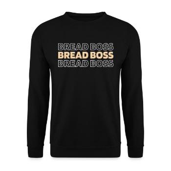 Sourdough bread - Unisex Sweatshirt - black - Front - Alina (178cm) & Michal (187cm)