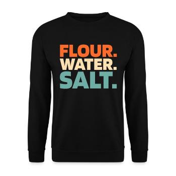 Sourdough bread - Unisex Sweatshirt - black - Front - Alina (178cm) & Michal (187cm)
