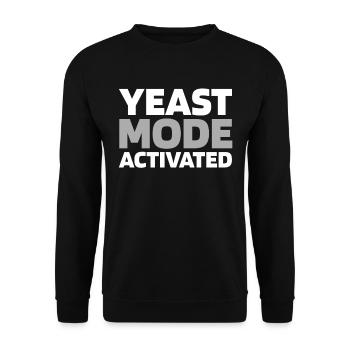 Pain au levain - Sweat-shirt Unisexe - noir - Devant - Alina (178cm) & Michal (187cm)