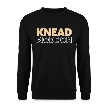 Sourdough bread - Unisex Sweatshirt - black - Front - Alina (178cm) & Michal (187cm)