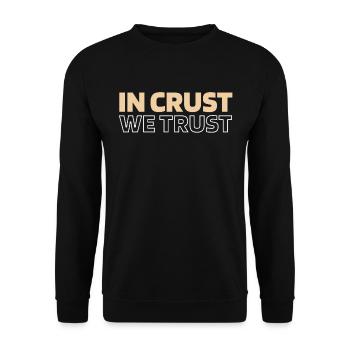 Pain au levain - Sweat-shirt Unisexe - noir - Devant - Alina (178cm) & Michal (187cm)