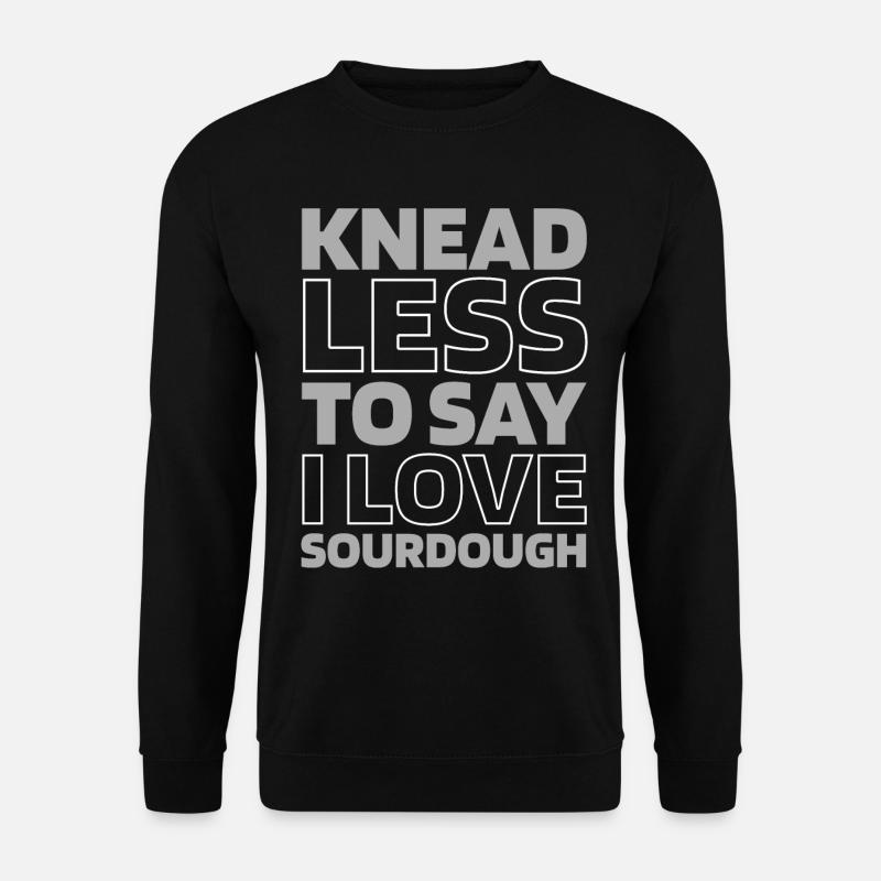 Sauerteig Brot - Unisex Pullover - Schwarz