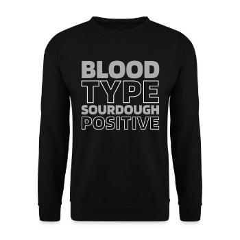 Pain au levain - Sweat-shirt Unisexe - noir - Devant - Alina (178cm) & Michal (187cm)