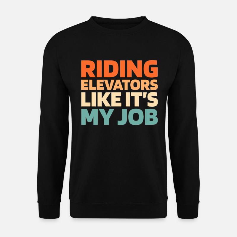 Elevator Elevator - Unisex Sweatshirt - black