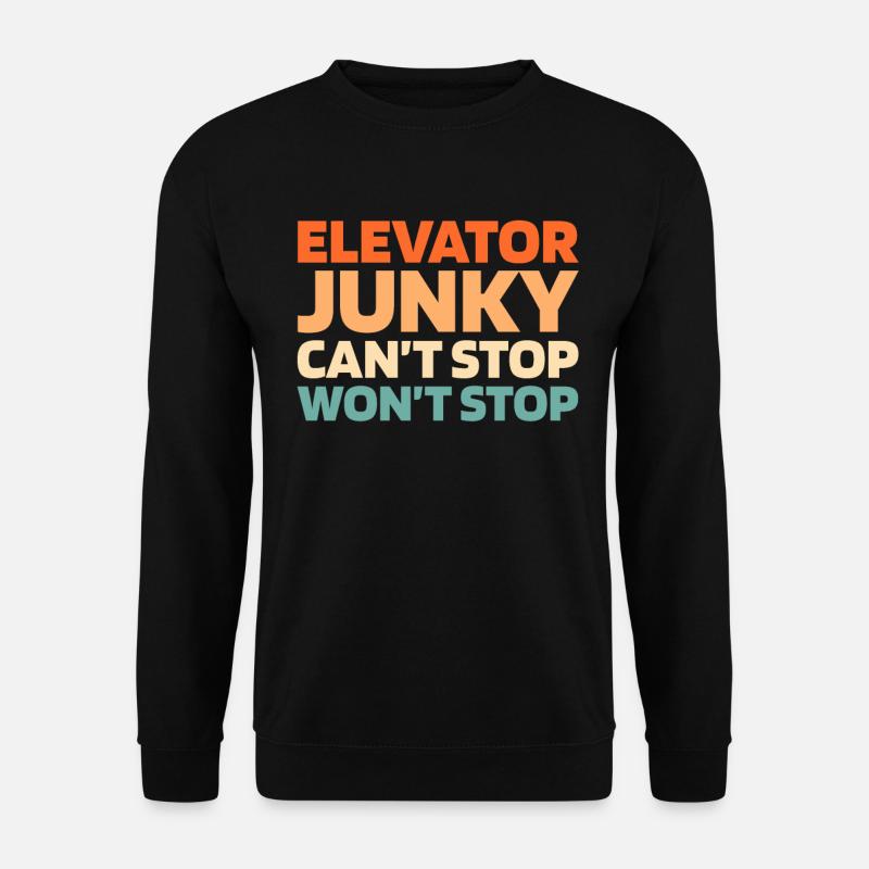 Elevator Elevator - Unisex Sweatshirt - black