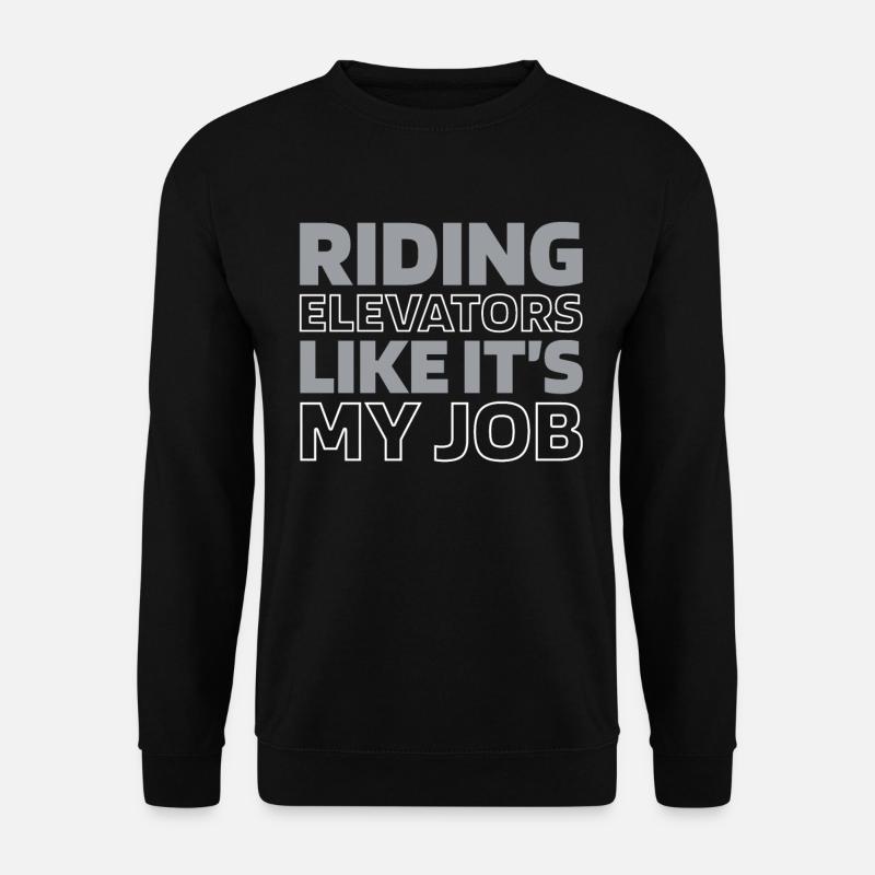 Elevator Elevator - Unisex Sweatshirt - black