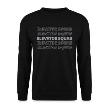 Elevator Elevator - Unisex Sweatshirt - black - Front - Alina (178cm) & Michal (187cm)