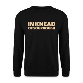 Sourdough bread - Unisex Sweatshirt - black - Front - Alina (178cm) & Michal (187cm)