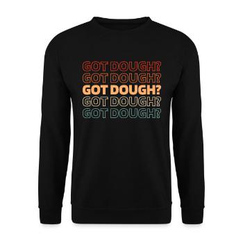 Sourdough bread - Unisex Sweatshirt - black - Front - Alina (178cm) & Michal (187cm)