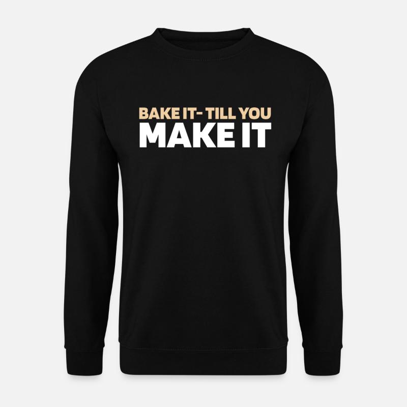 Sauerteig Brot - Unisex Pullover - Schwarz