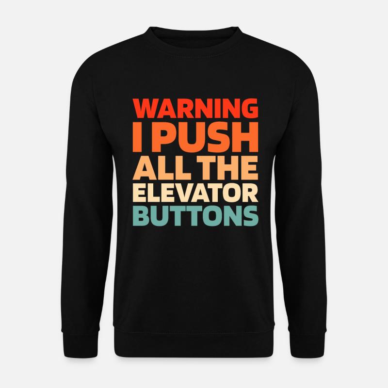 Elevator Elevator - Unisex Sweatshirt - black