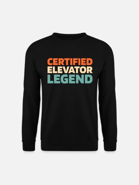 Elevator Elevator - Unisex Sweatshirt - black