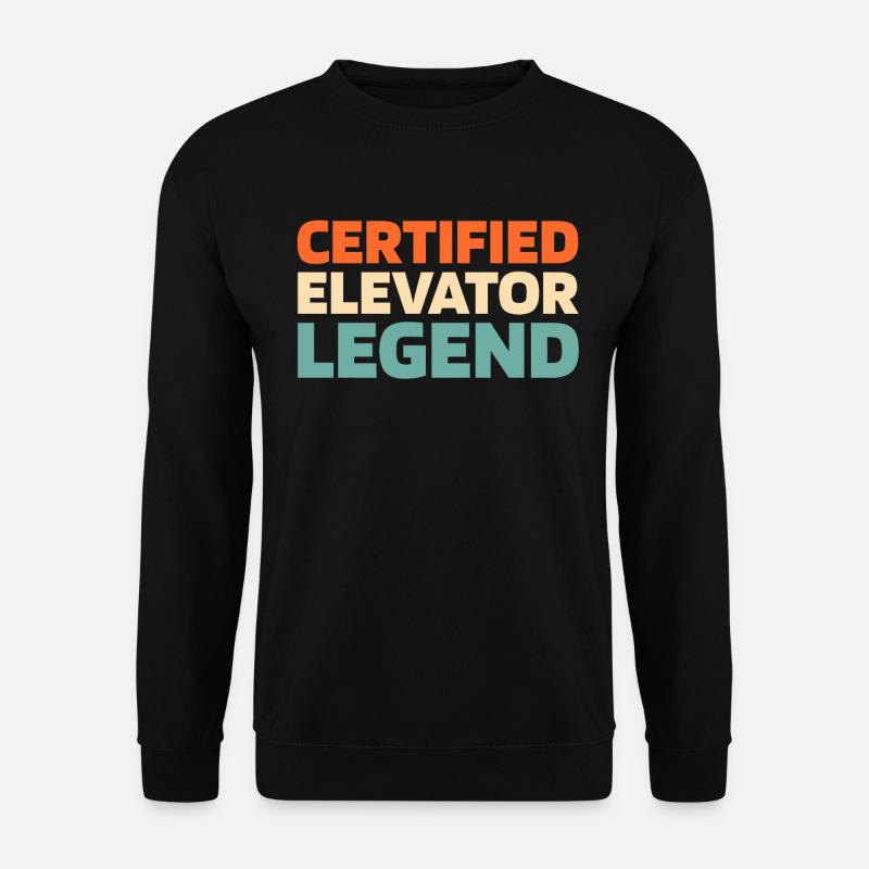 Elevator Elevator - Unisex Sweatshirt - black