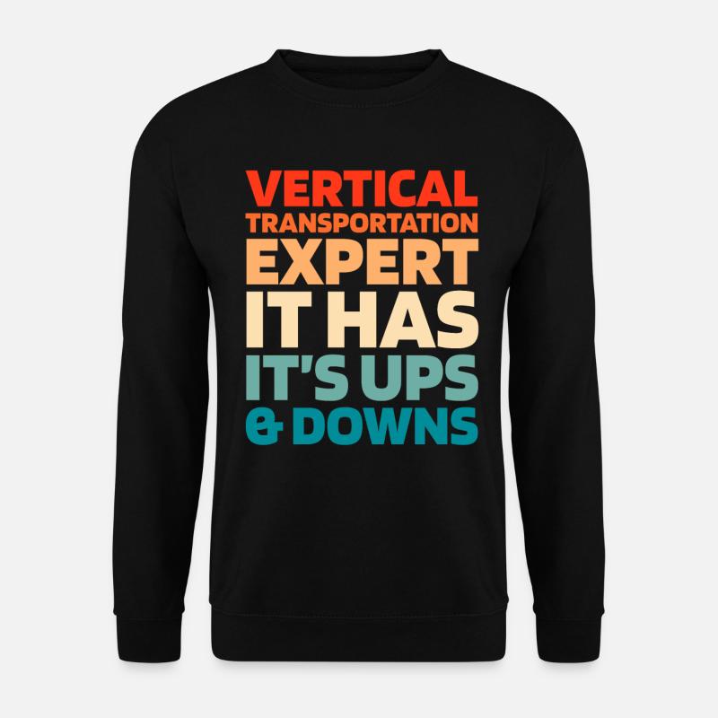 Elevator Elevator - Unisex Sweatshirt - black