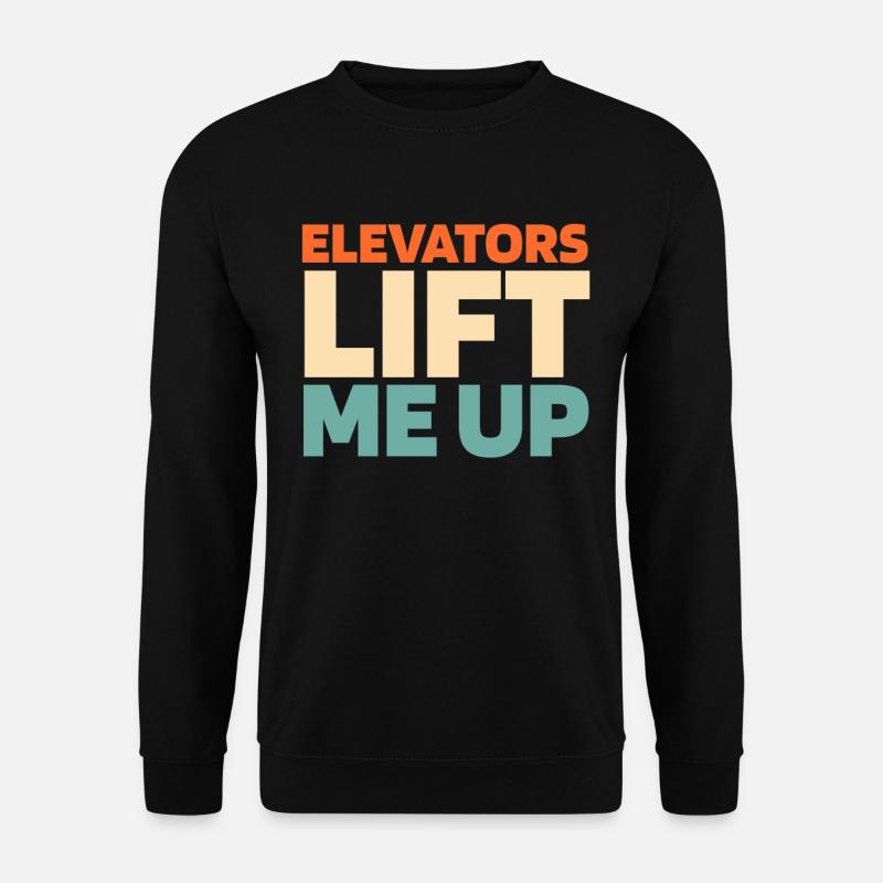 Elevator Elevator - Unisex Sweatshirt - black