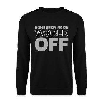 Hobby Brewer Beer Craft Beer - Unisex Sweatshirt - black - Front - Alina (178cm) & Michal (187cm)