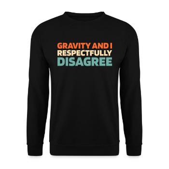 Elevator Elevator - Unisex Sweatshirt - black - Front - Alina (178cm) & Michal (187cm)