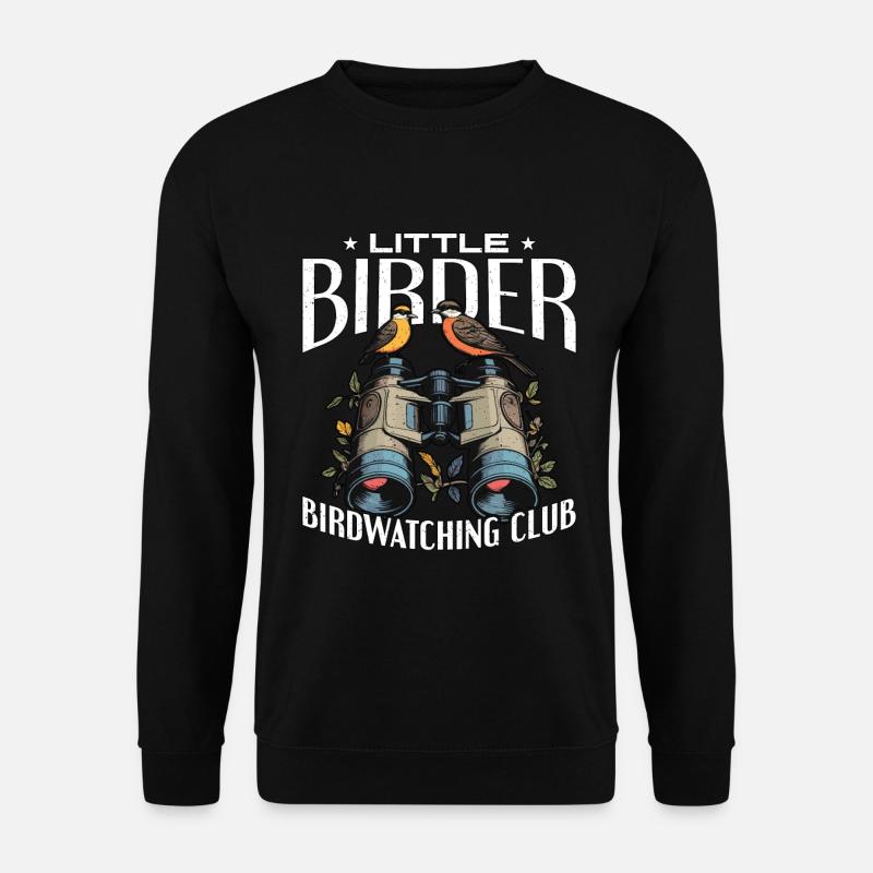 Birdwatching Little Birder Birdwatching Birding - Unisex Pullover - Schwarz