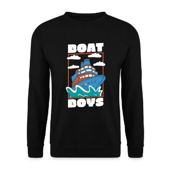 Croisière - Sweat-shirt Unisexe - noir - Devant - Alina (178cm) & Michal (187cm)