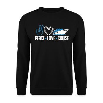 Cruise - Unisex Sweatshirt - black - Front - Alina (178cm) & Michal (187cm)