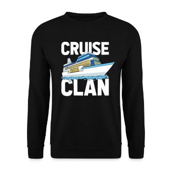 Cruise - Unisex Sweatshirt - black - Front - Alina (178cm) & Michal (187cm)