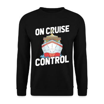 Kreuzfahrt - Unisex Pullover - Schwarz - Vorne - Alina (178cm) & Michal (187cm)