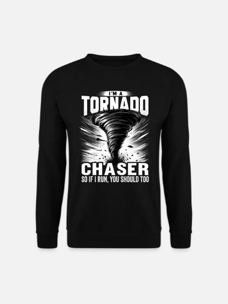Meteorologie-tornado-chaser-sturmjagd-outfit - Unisex Pullover - Schwarz
